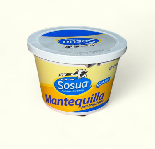 Mantequilla pasteurizada Sosua en tarro, 454 g