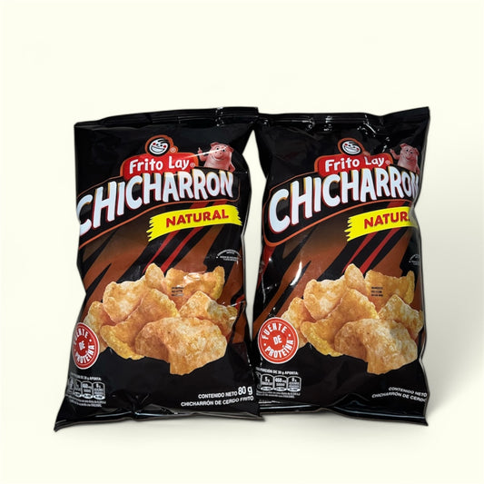 Chips Frito Lay Chicharrón natural, 80 g
