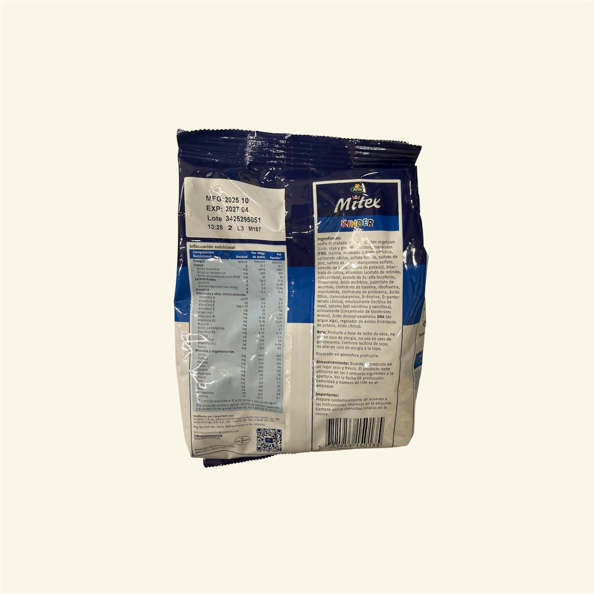 Milex Kinder Leche en polvo marca Arla, 325 g