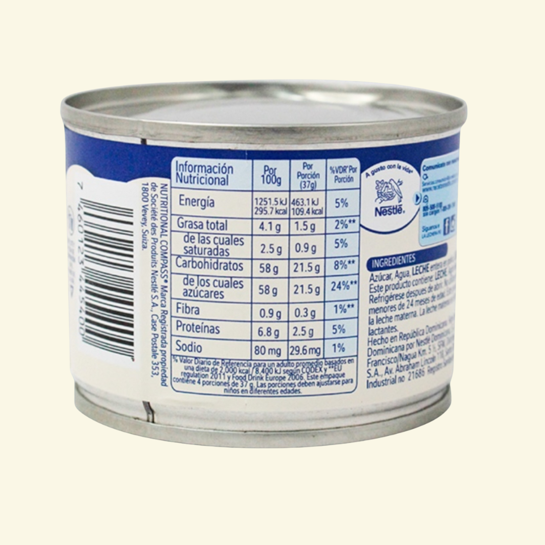 La Lechera, Leche Condensada de Nestle. Leche condensada azucarada parcialmente descremada 🤤