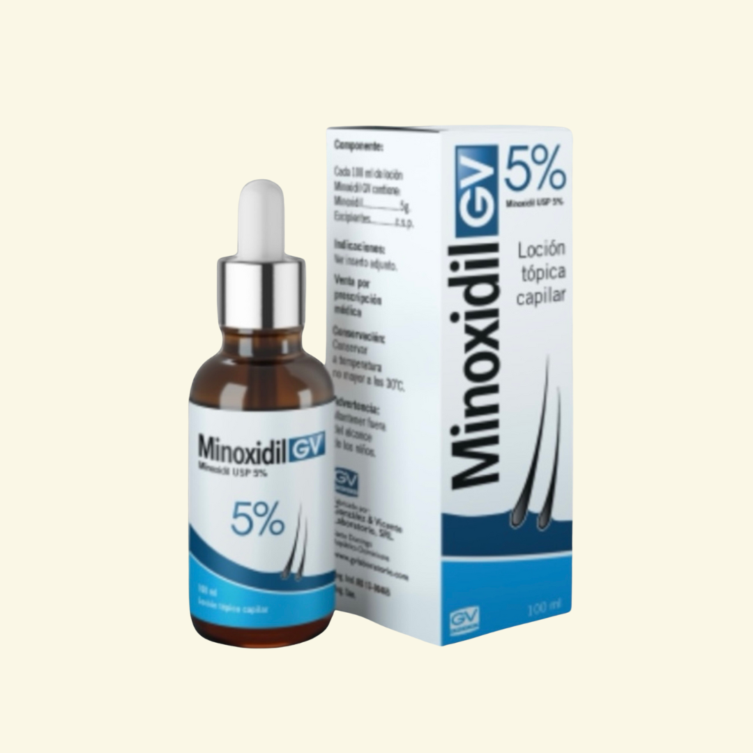 Minoxidil Gv 5%. Loción Tópica Capilar