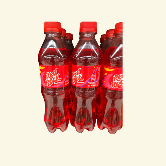 Refresco Red Rock sabor a Frambuesa, 400 Ml, Deliciosa y refrescante Bebida carbonatada sabor a Frambuesa
