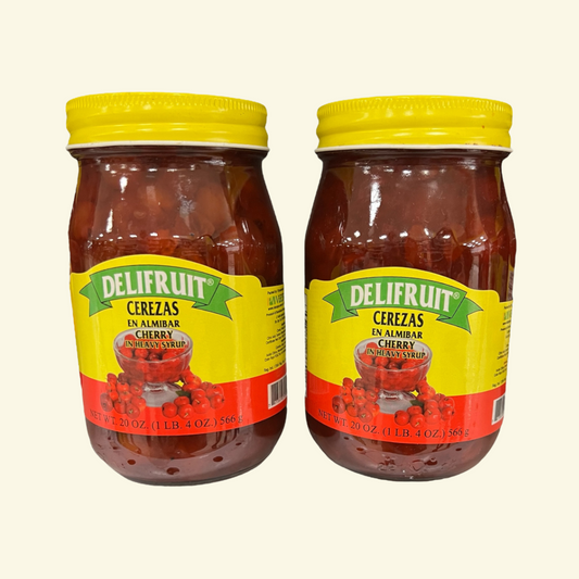 Dulce de cereza en almíbar Delifruit, 1 lb. 4oz