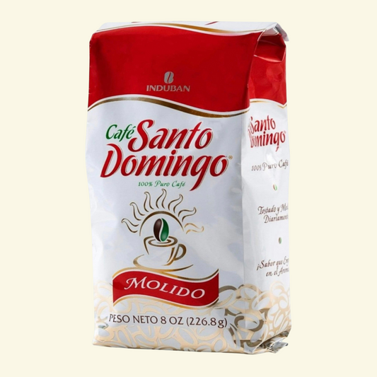 Cafe molido Santo Domingo. 100 % puro cafe.