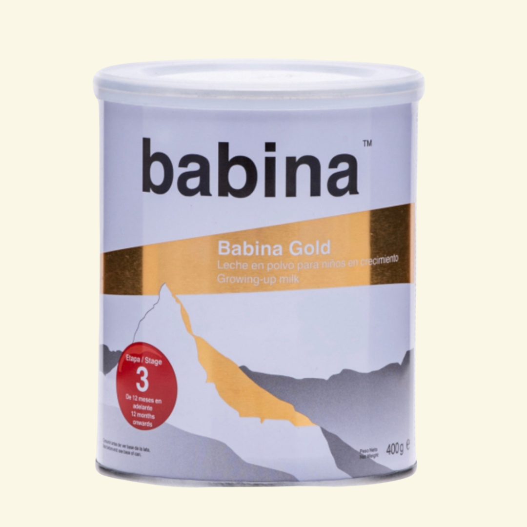 Fórmula infantil babina Gold 3. Leche en polvo para niños en crecimiento!