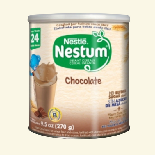 Cereal Infantil Nestum marca Nestle, 270 g.