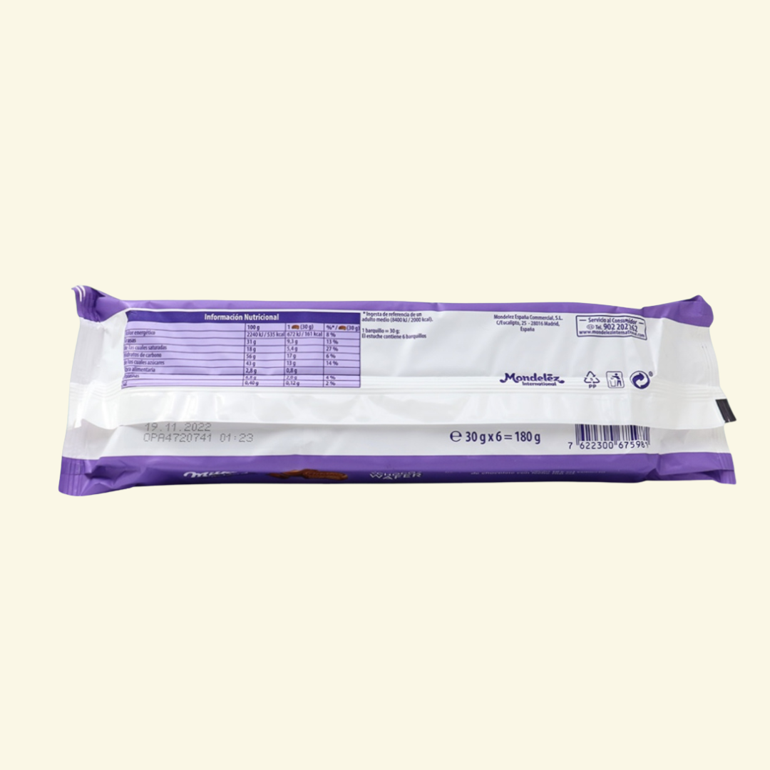 Galleta Milka Chocó wafer, 180 g