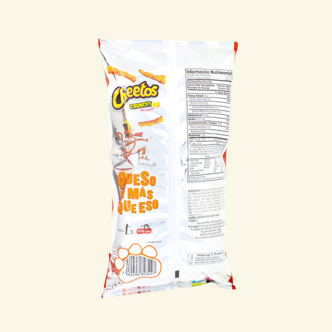 Cheetos Crunchy, 155g. Extra queso 🧀🤤