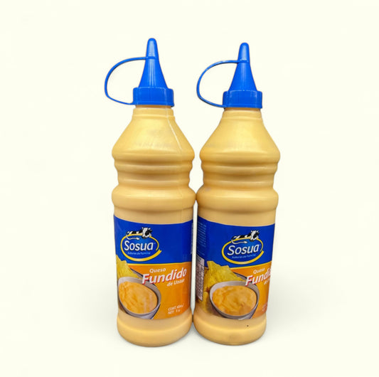 Sosua Queso Fundido Zig-Zag, 1 Lb. Queso Derretido que sirve para darle sabor a tus hotdogs ðŸŒ, nachos y demás.