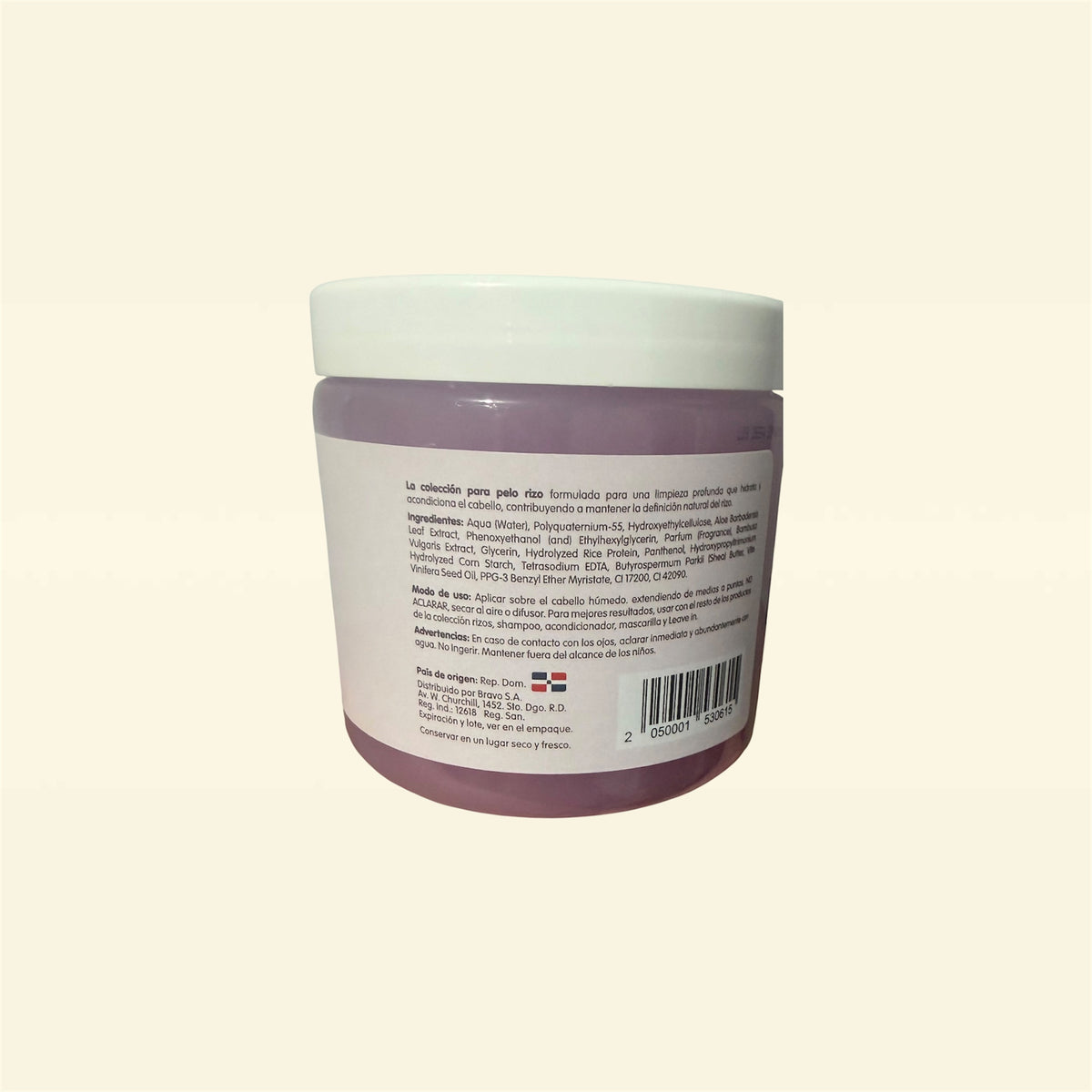 Gel Definidor de Rizos marca bravo, 16 oz