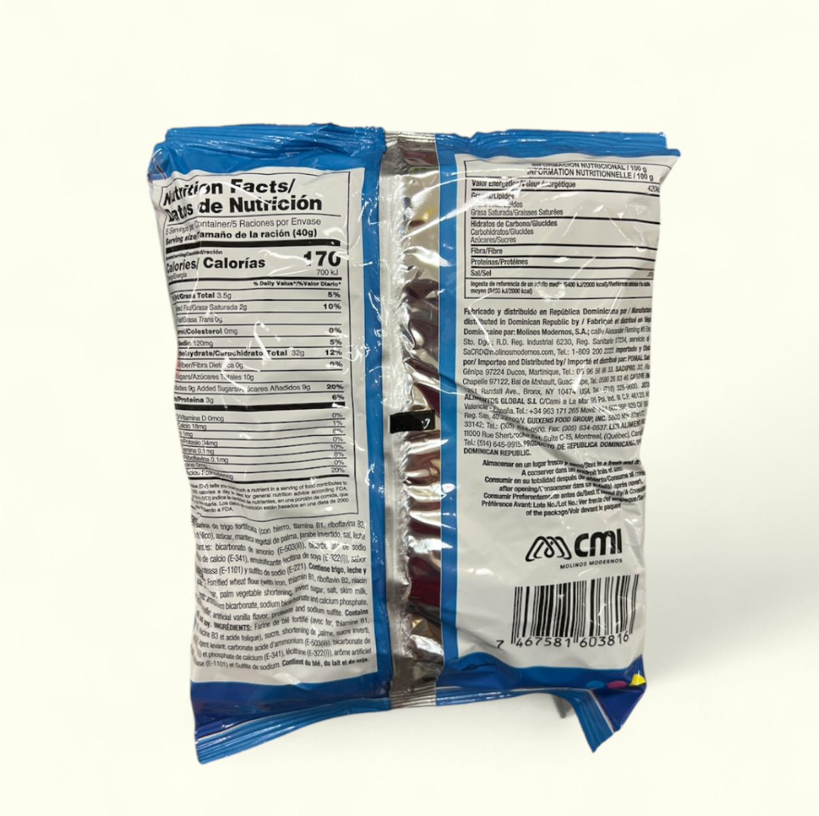 Galletas de Leche Guarina, 210 g