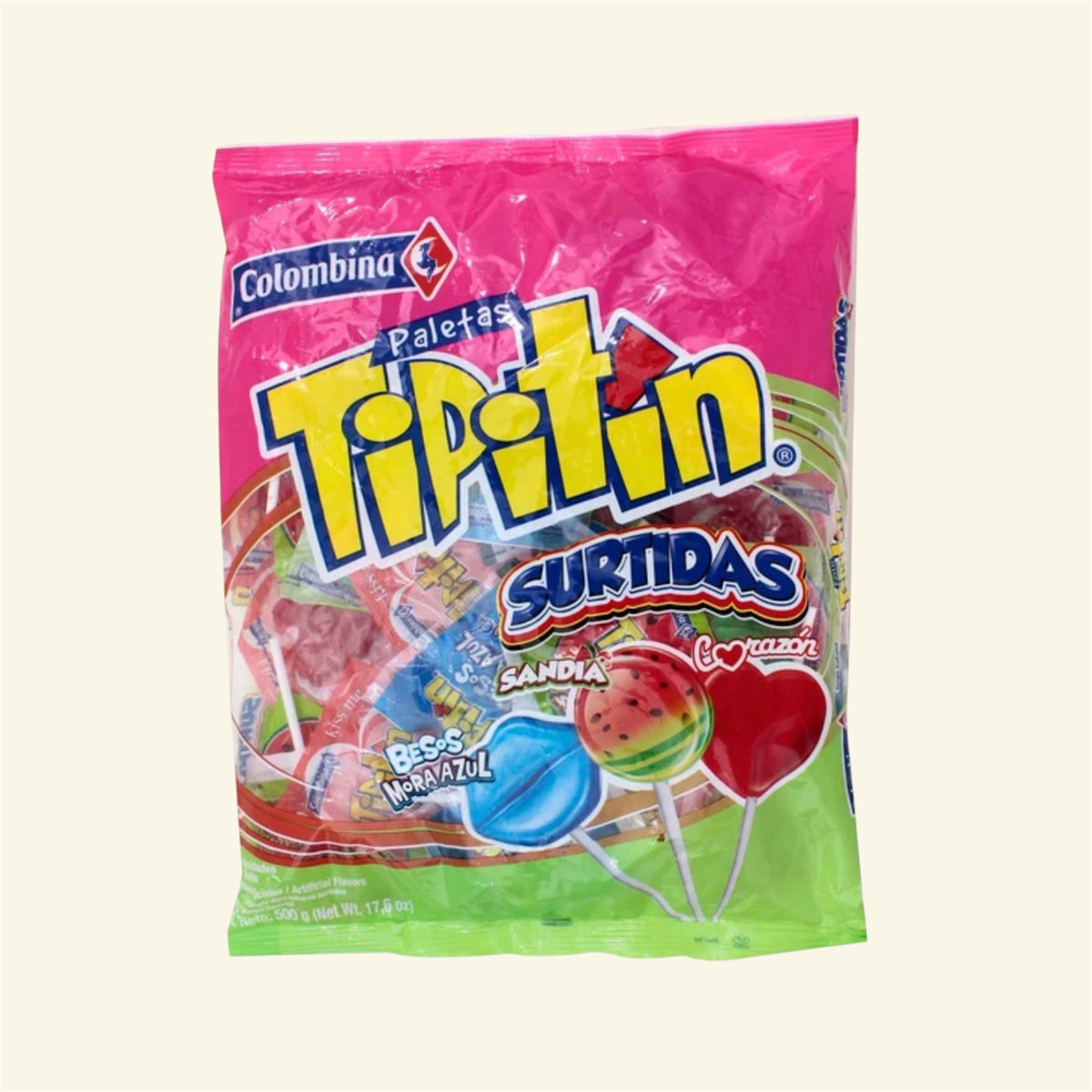 Paletas Tipitin Surtidas, 500 g