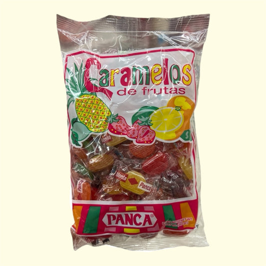 Mentas de Frutas marca Panca, 360 g/ 90 unidades