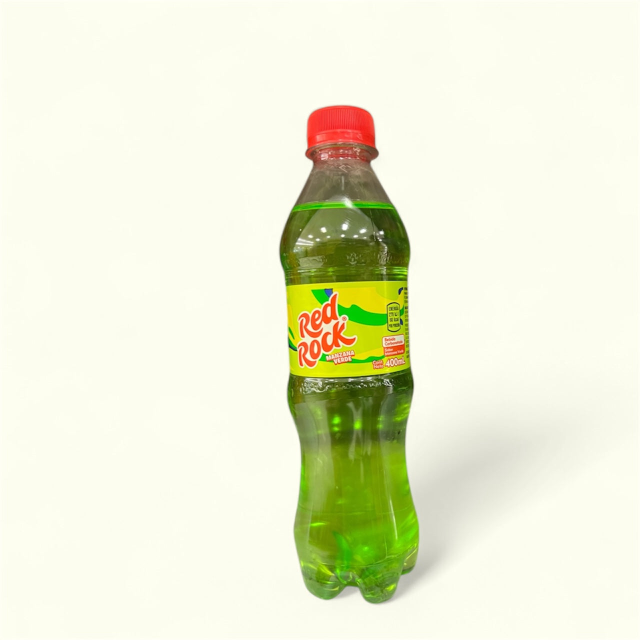 Red Rock manzana verde, 400 ml. Bebida carbonara