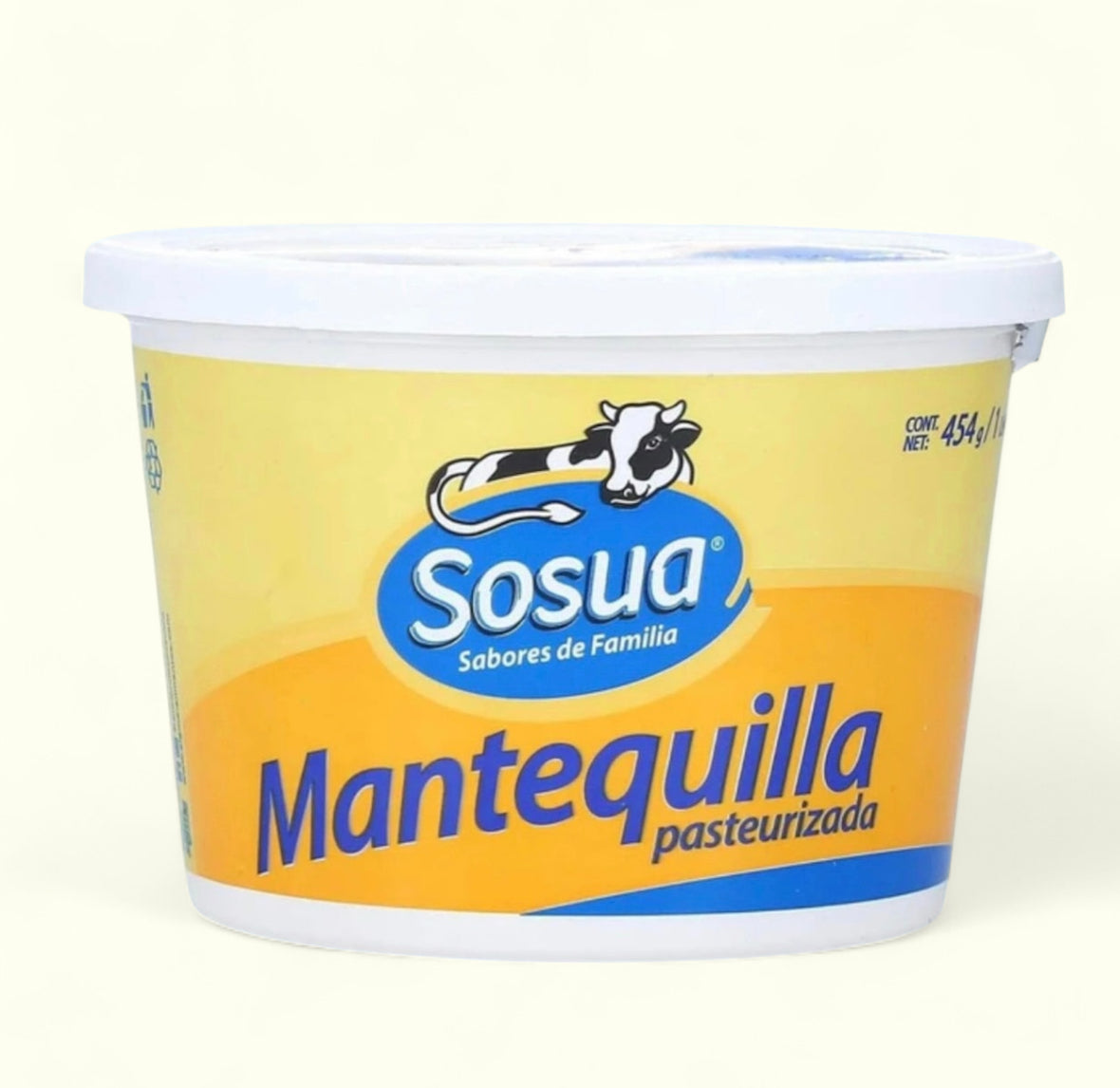 Mantequilla pasteurizada Sosua en tarro, 454 g