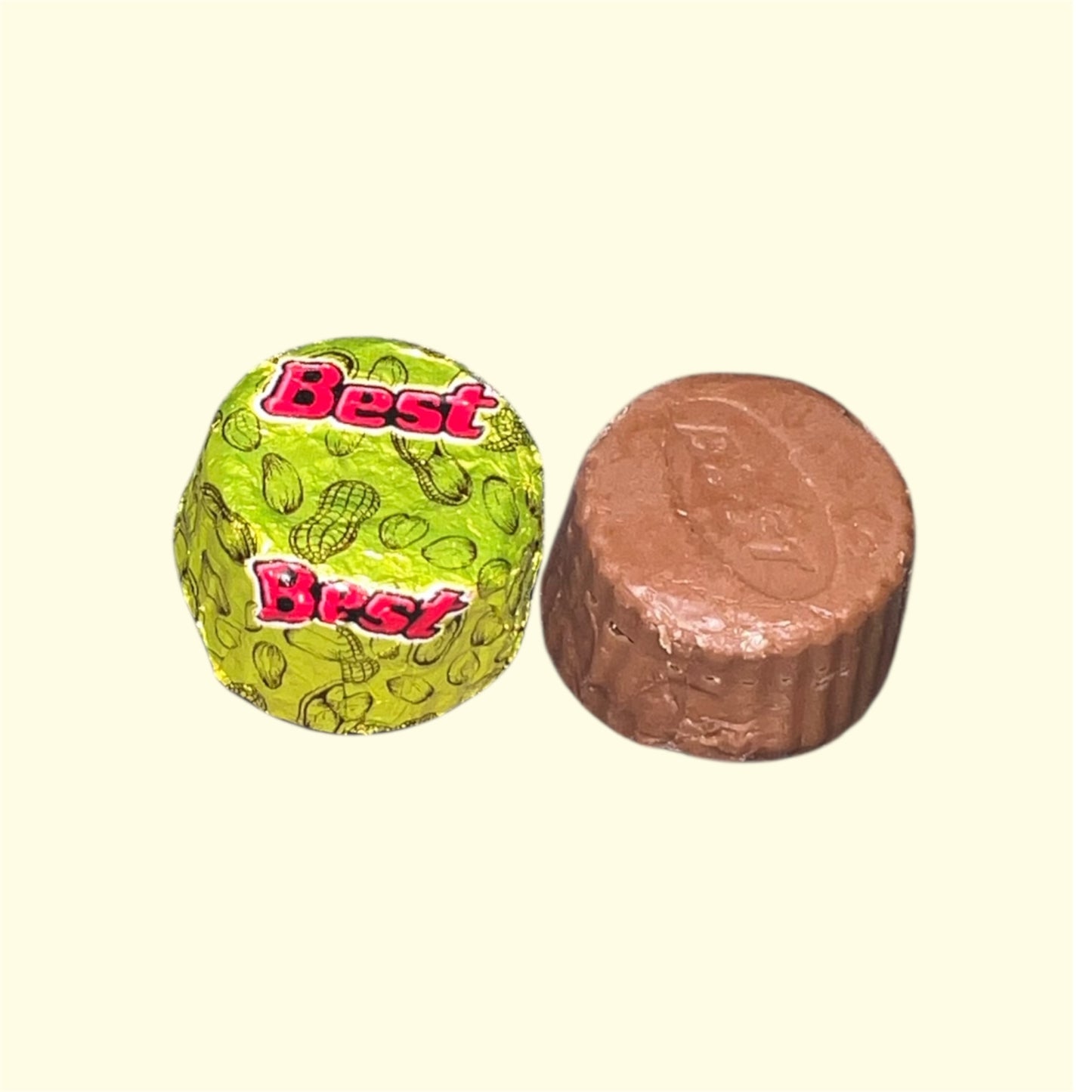 Chocolates Best, Deliciosas Golosinas sabor a chocolate con leche rellenos con mani natural, 10 piezas