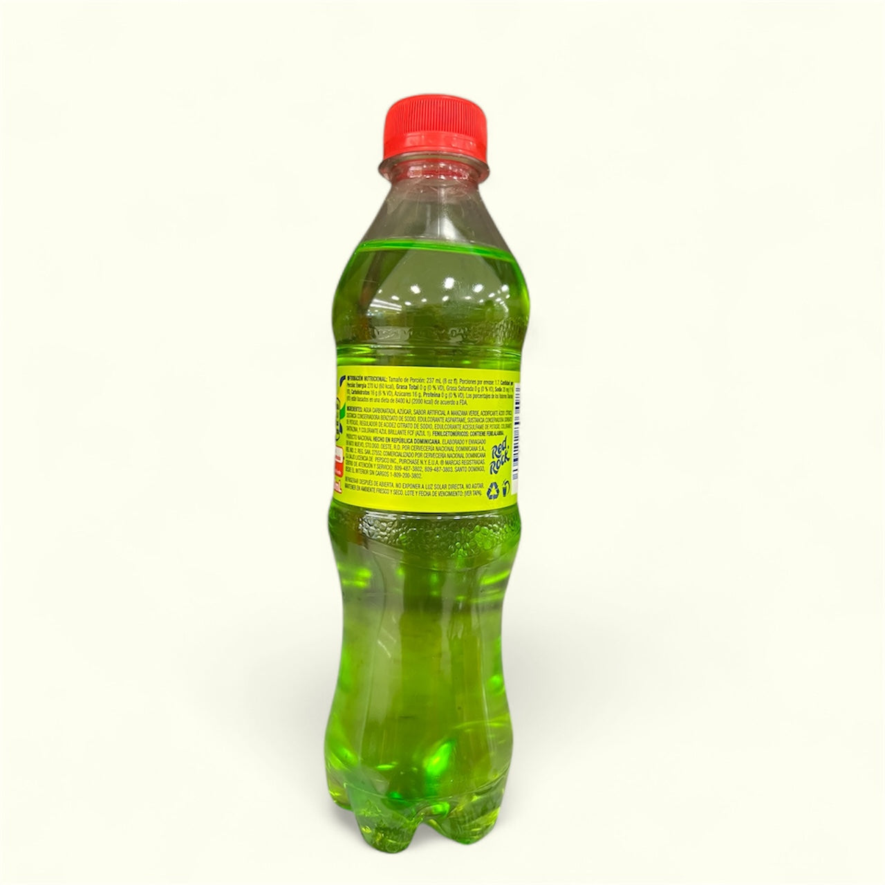Red Rock manzana verde, 400 ml. Bebida carbonara