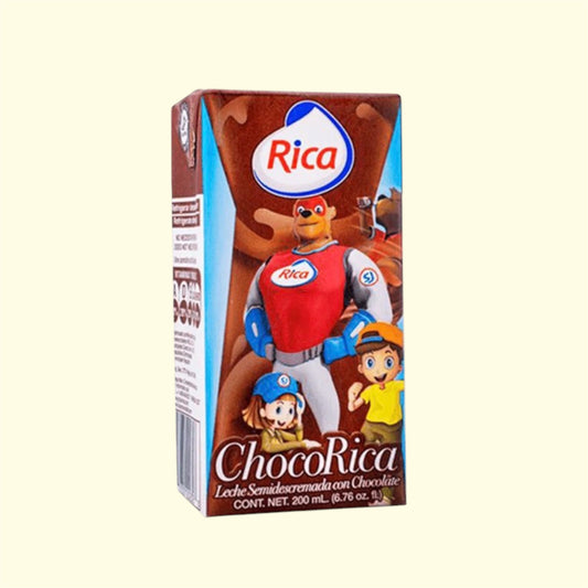 Leche con chocolate semidescremada, Choco Rica, 200 ml