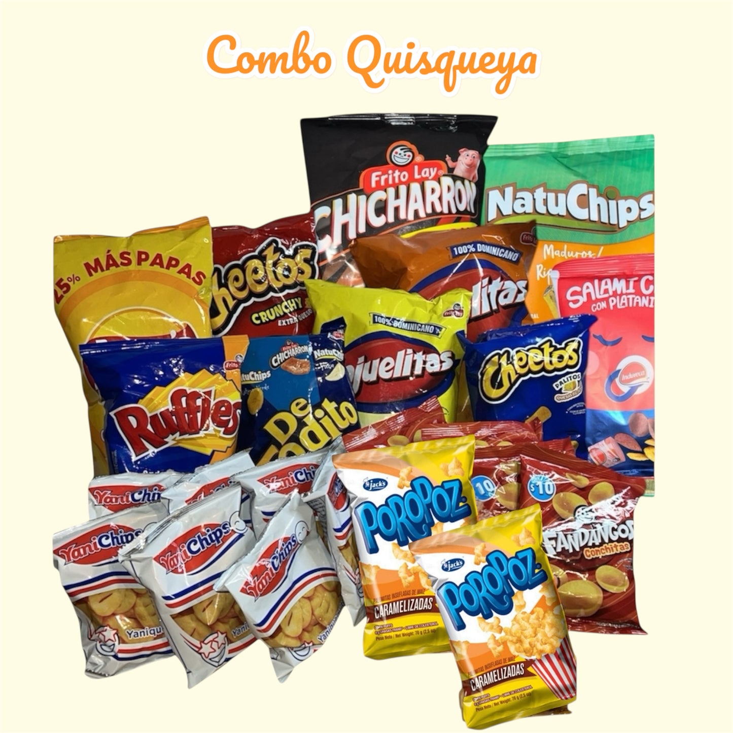 Combo Quisqueya, 23 Ítem, combo de papitas Dominicanas 🇩🇴- sabor 100 % criollo!