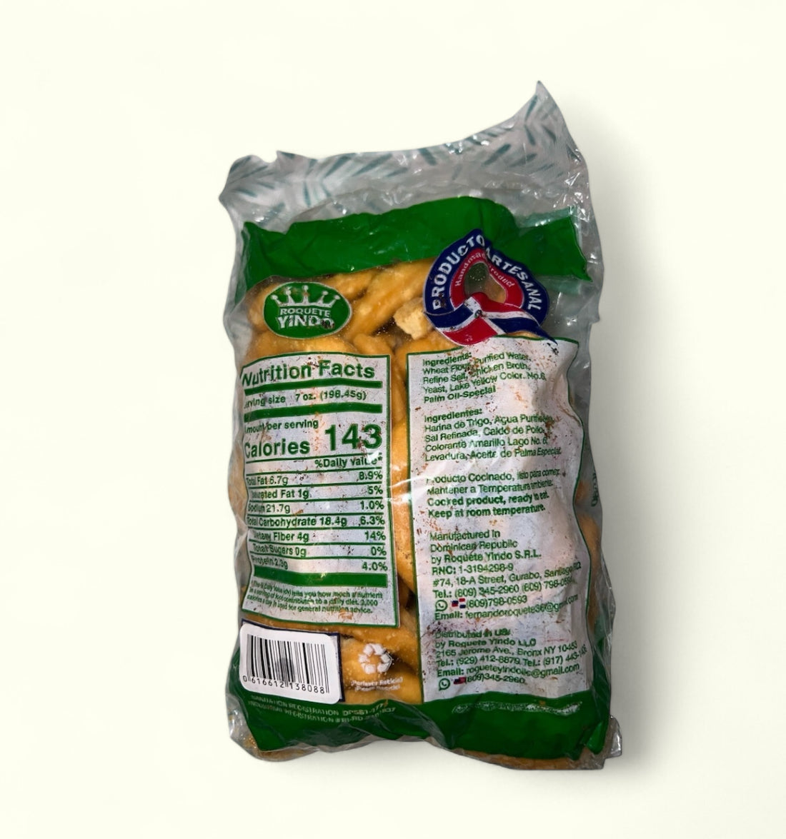 Rochet Yindo Original ( Rabito) 198.45 g. Directo de Dominicana para el mundo! ✈️