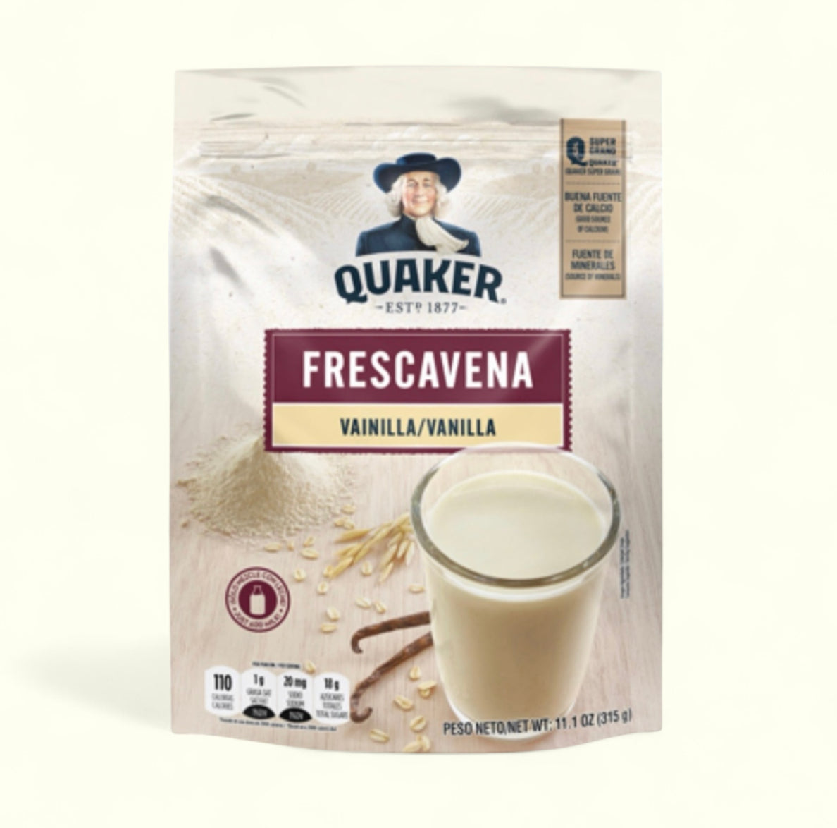 Quaker Frescavena, 315 g. Buena fuente de minerales! 🤤