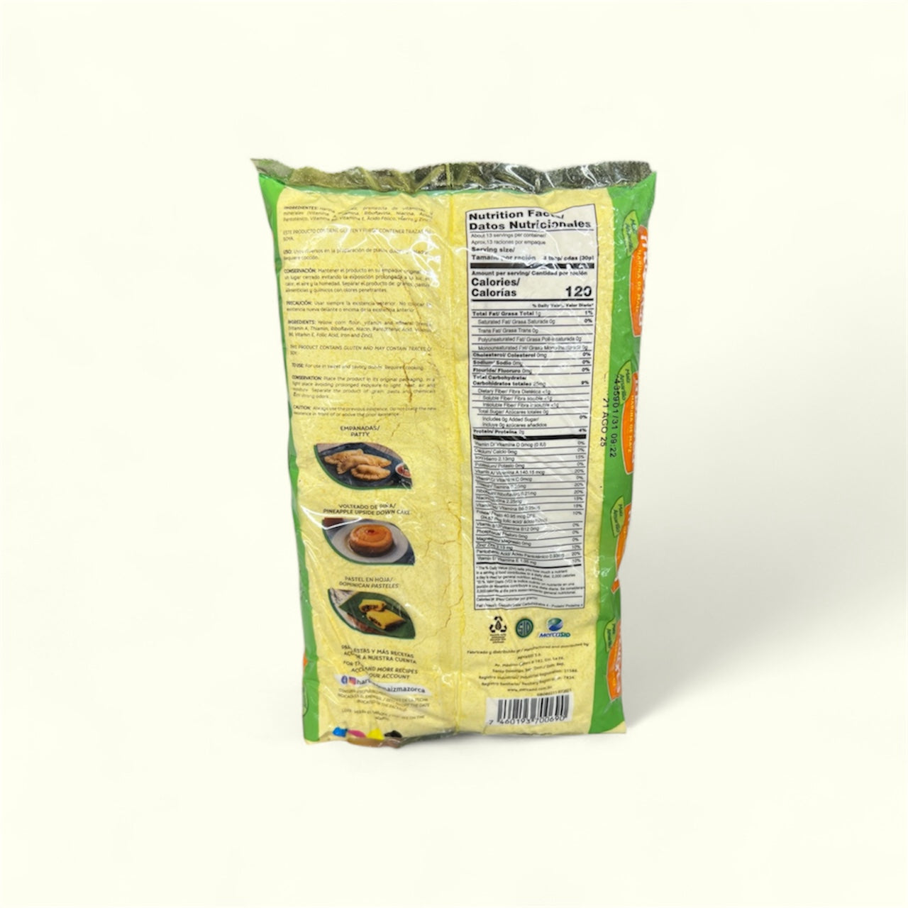 Harina de Maíz Mazorca, 14 oz/ Fortificada con vitaminas y minerales