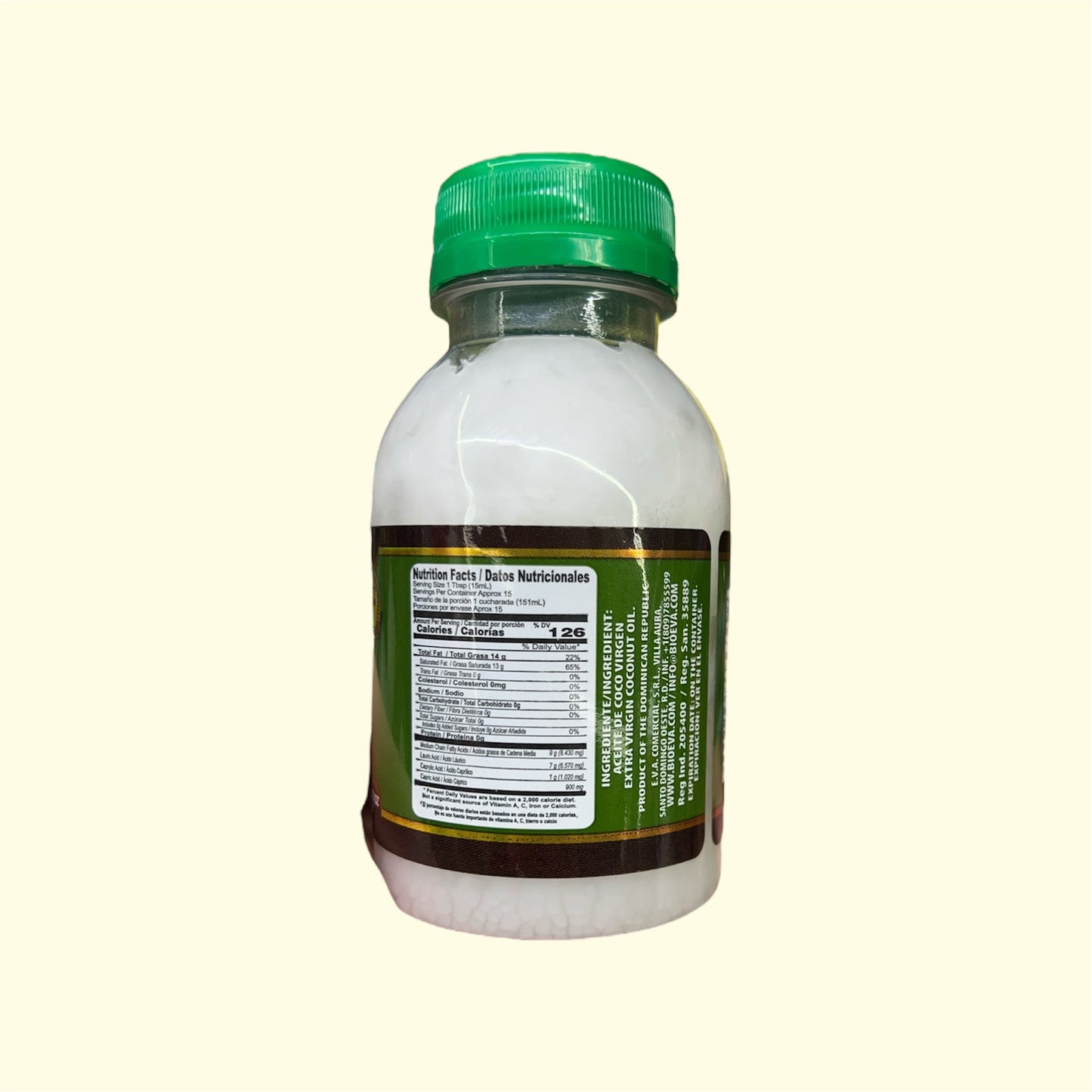 Aceite de coco Extra Virgen, prensado en Frio 🥥🥥