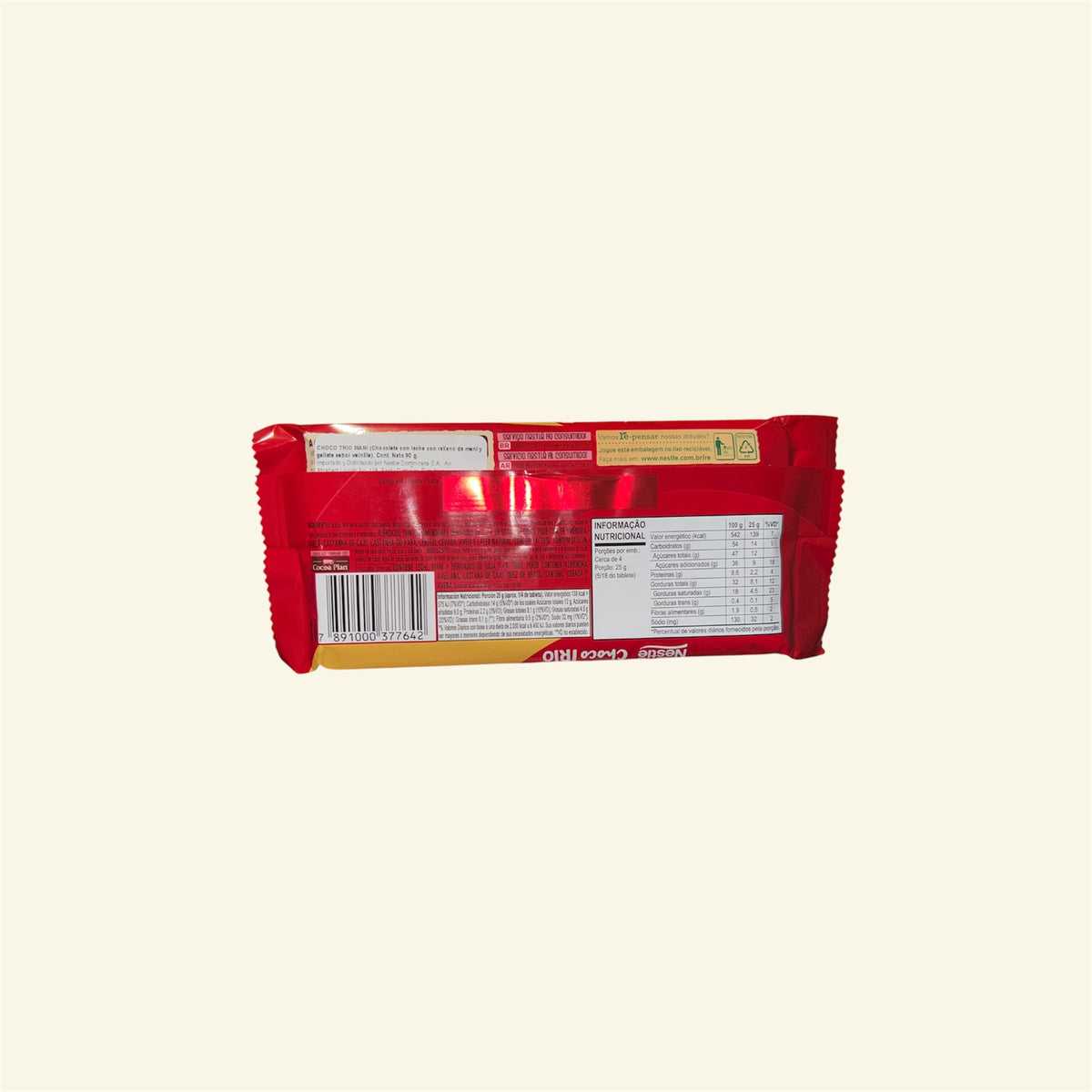 Chocolate Nestlé, Choco Trío 90 g
