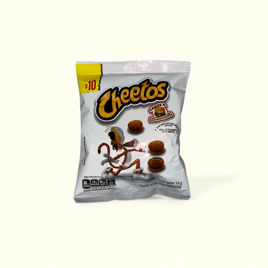 Cheetos sabor a  hamburguesa Marca Frito Lay, 18 g. Chips dominicanos! Picadera de Maíz sabor Hamburguesa