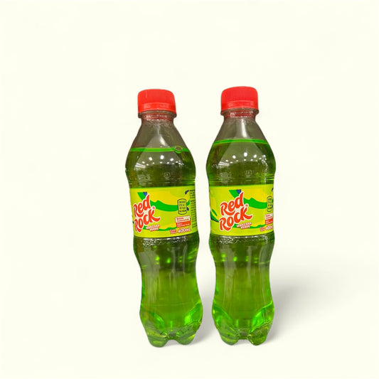 Red Rock manzana verde, 400 ml. Bebida carbonara