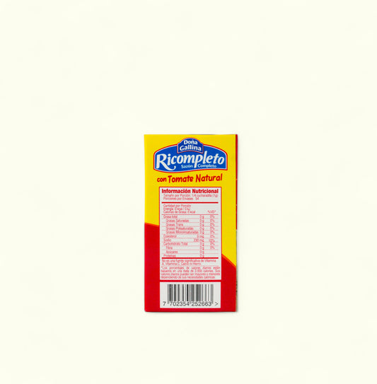 Ricompleto Doña Gallina con Tomate Natural, 54 g. Sazón completo, dale sabor y color a tus platillos