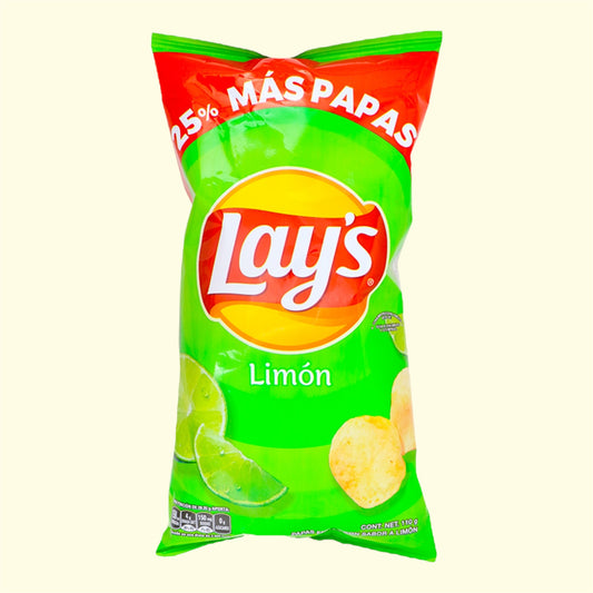 Papas Lay’s  con sabor a Limón de 110 g