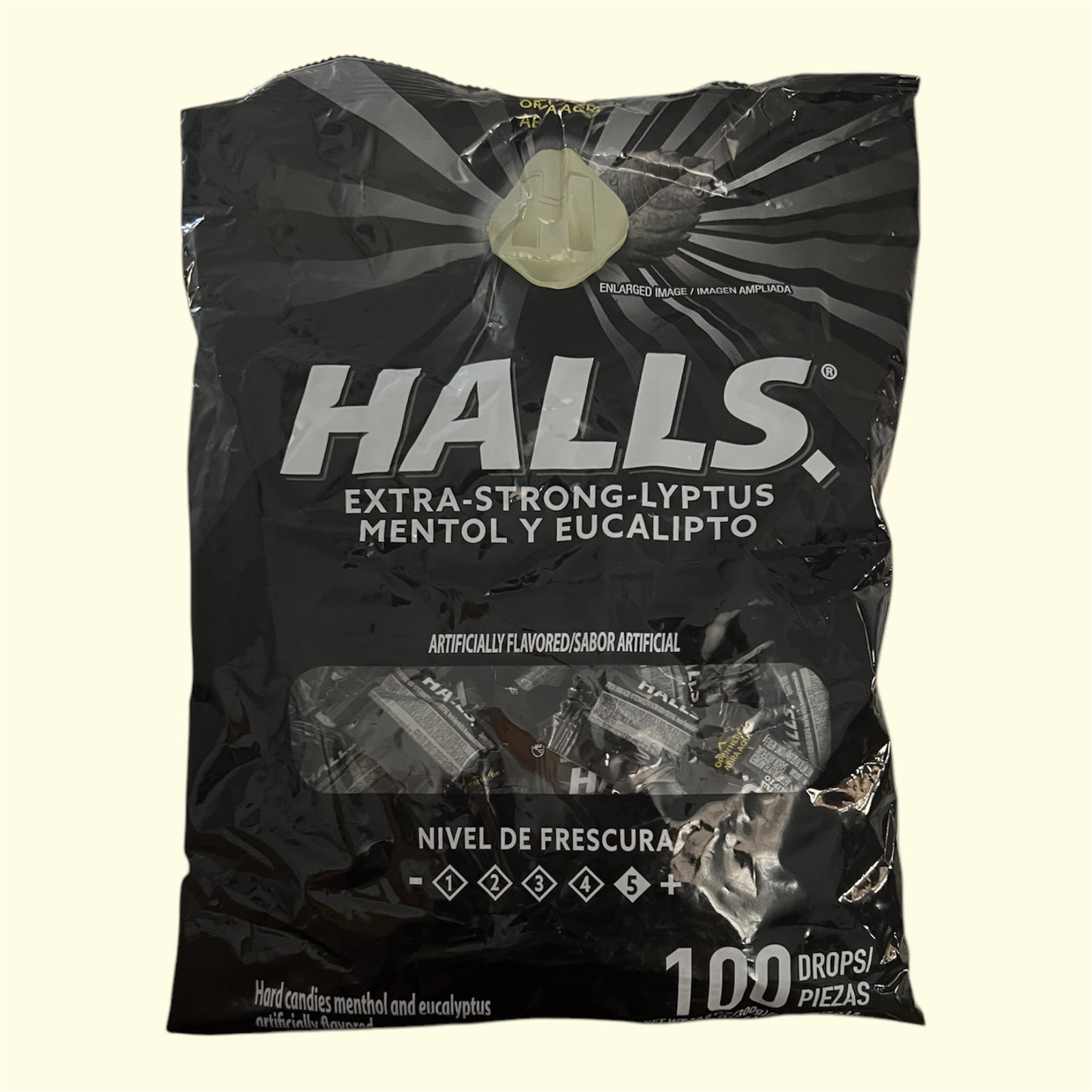 Mentas Halls, 100 piezas