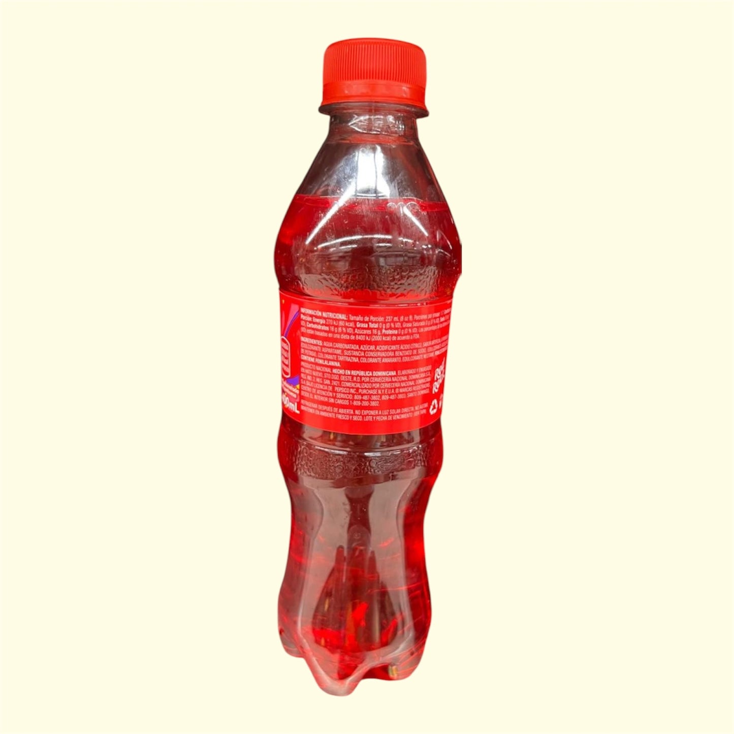 Refresco Red Rock sabor a Frambuesa, 400 Ml,  Deliciosa y refrescante Bebida carbonatada sabor a Frambuesa