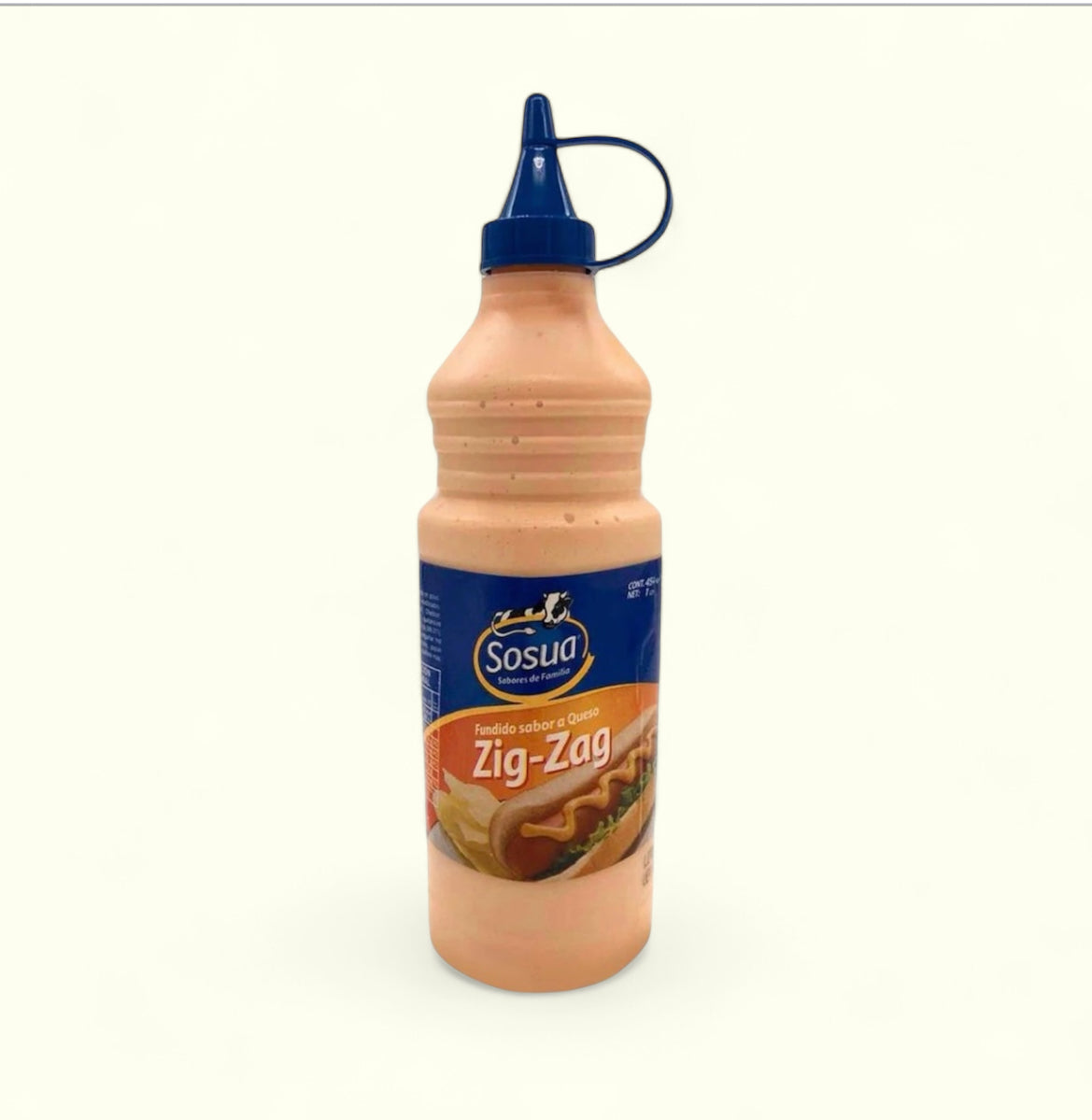 Sosua Queso Fundido Zig-Zag, 1 Lb.  Queso Derretido que sirve para darle sabor a tus hotdogs 🌭, nachos y demás.