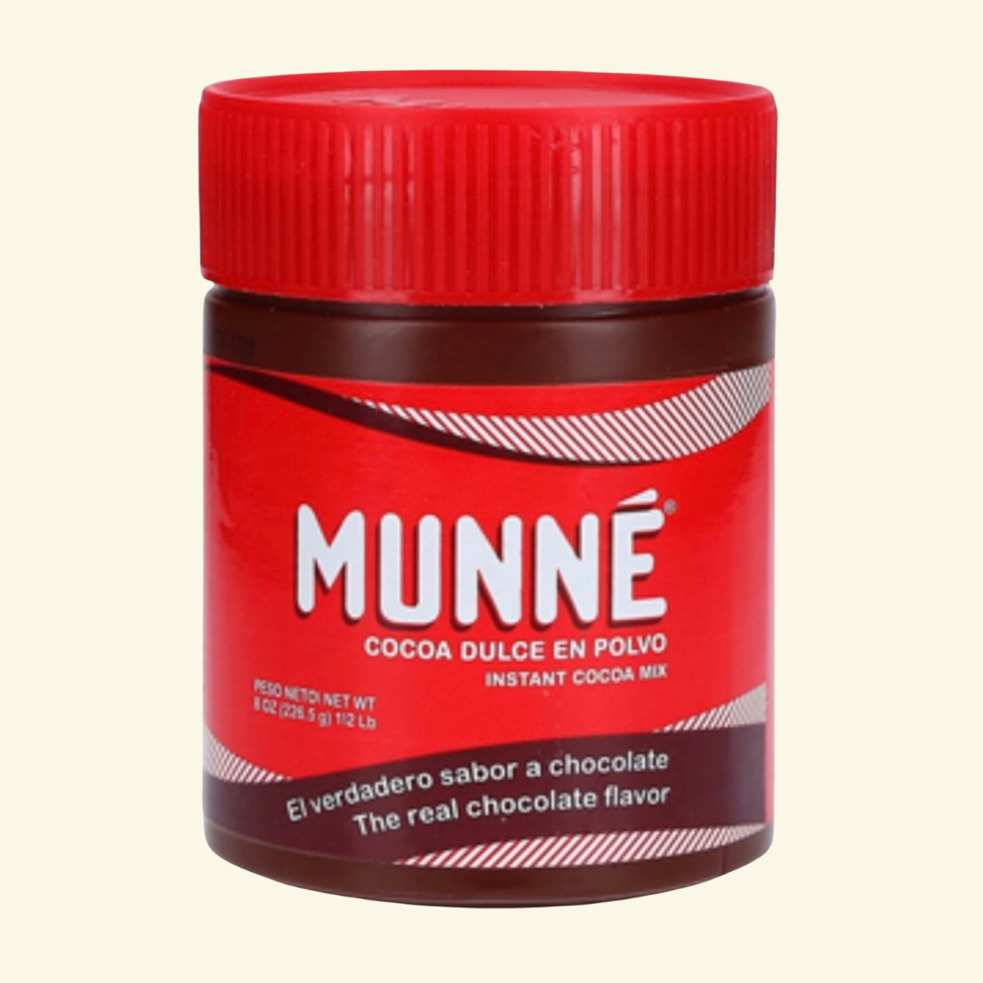 Cocoa  Dulce en Polvo Munne, 8 oz. El verdadero sabor a Chocolate 🍫🇩🇴