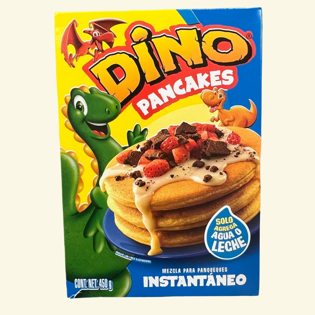 Dino Pancakes Original, 450g. Mezcla para panqueques Original.