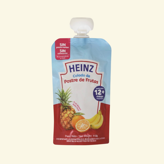 Heinz compotas para bebés, sin preservantes, ni colorantes!