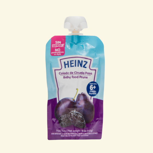 Heinz compotas para bebés, sin preservantes, ni colorantes!