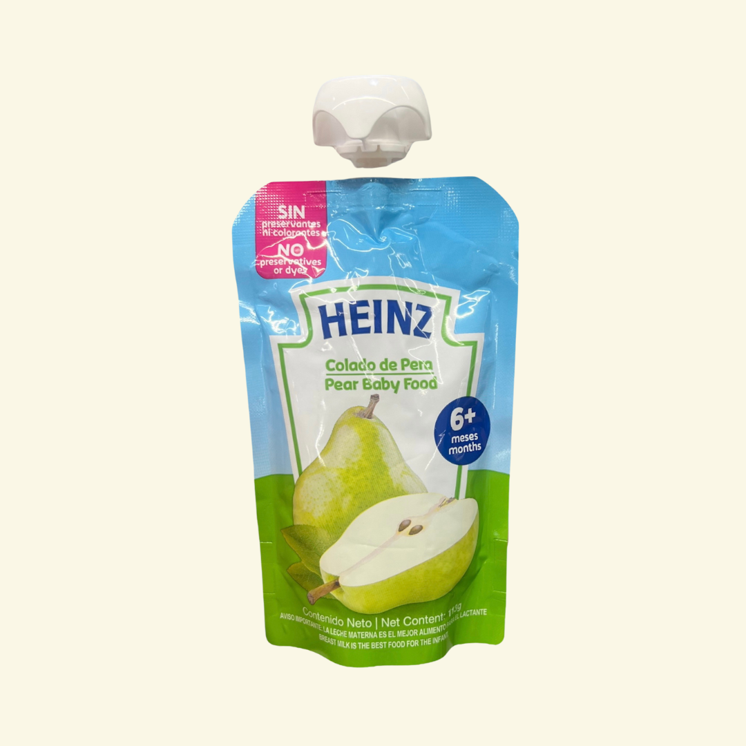 Heinz compotas para bebés, sin preservantes, ni colorantes!