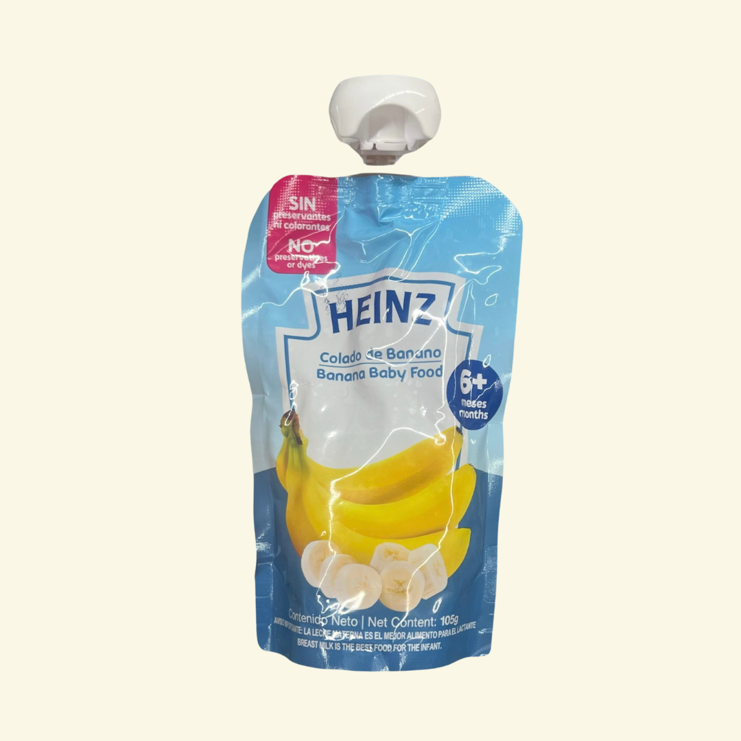 Heinz compotas para bebés, sin preservantes, ni colorantes!