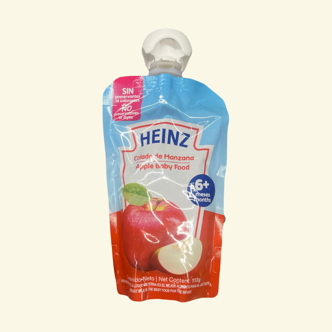 Heinz compotas para bebés, sin preservantes, ni colorantes!