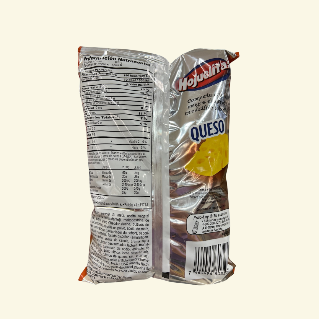 Hojuelitas de Queso marca Frito Lay🧀 100 % Dominicanas. Chips de Maíz con sabor a Queso!