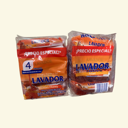 Jabón de miel lavador, empaque de 4 barras! Jabón de tocador/Body care