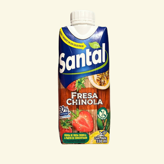 Jugo Santal Fresa Chinola, 330 Ml.