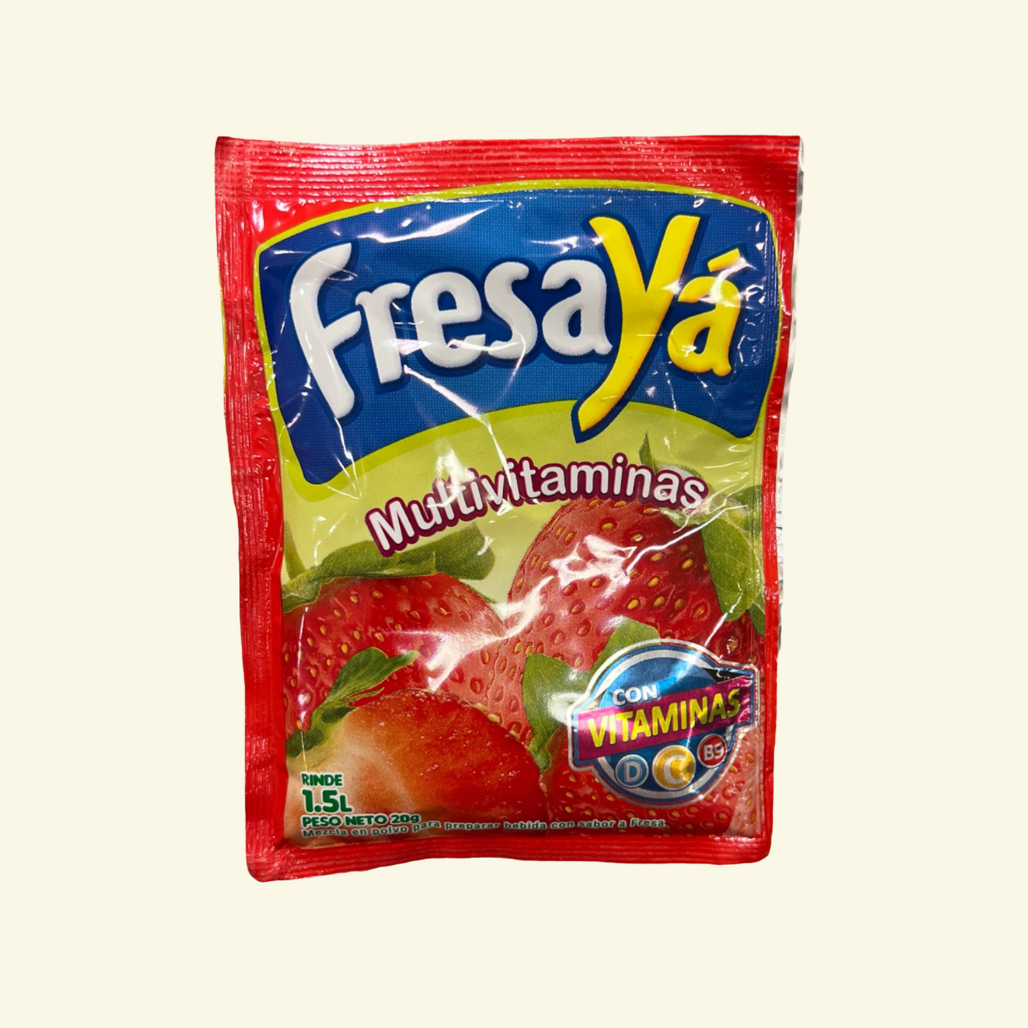 Jugos en Polvo, 23 g. Mezcla en polvo para preparar tus bebidas. 🥤