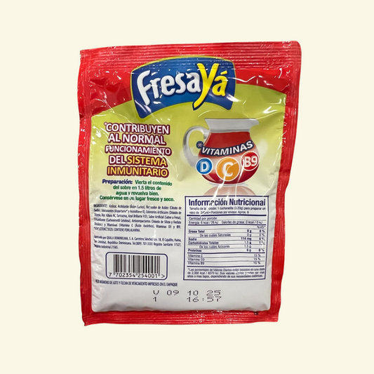 Jugos en Polvo, 23 g. Mezcla en polvo para preparar tus bebidas. 🥤