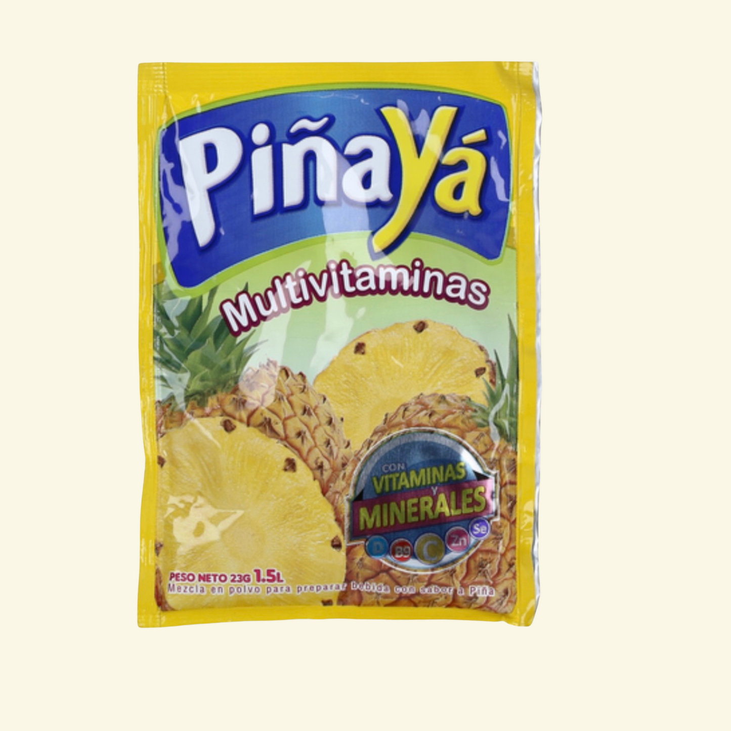 Jugos en Polvo, 23 g. Mezcla en polvo para preparar tus bebidas. 🥤