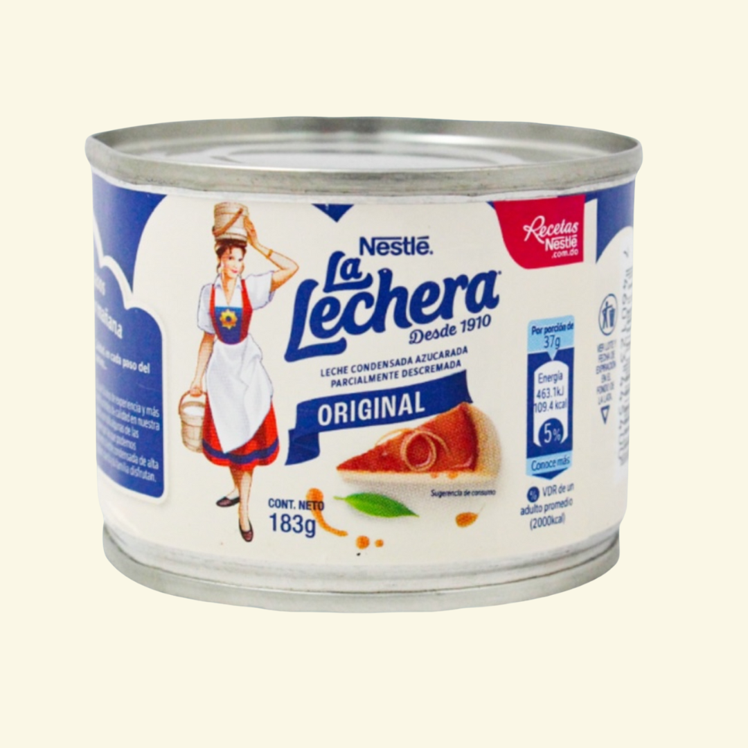 La Lechera, Leche Condensada de Nestle. Leche condensada azucarada parcialmente descremada 🤤