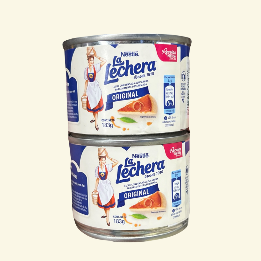 La Lechera, Leche Condensada de Nestle. Leche condensada azucarada parcialmente descremada 🤤